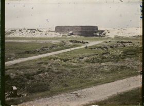Image représentant Belgique, Ostende, Batterie Hindenburg, L'ancien fort Napoléon dans les dunes
