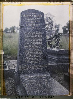 Image représentant France, St Dié, Tombe du Rabbin Abraham Bloch