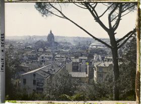 Image représentant Panorama sur la ville depuis les jardins de la Villa Médicis