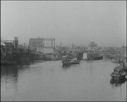 Image représentant Bateaux sur la Sumidagawa (rivière Sumida) ou sur l'un de ses canaux