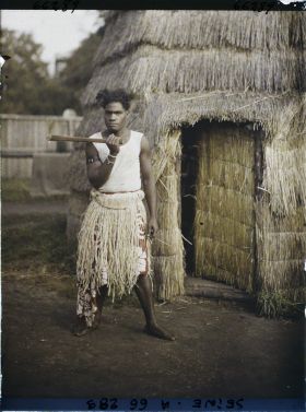 Image représentant L'Exposition Coloniale Internationale de 1931, un homme kanak