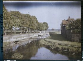 Image représentant France, Schlestadt, Le Canal du Moulin, le long du quai de l'Ill.