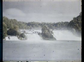 Image représentant Les chutes du Rhin vues du Schlössli Wörth