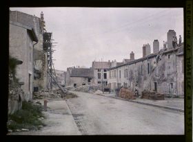 Image représentant France, Pagny s/ Moselle, Reconstructions Rue des Saunoy