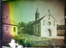 Image représentant France, Pasly, Façade de l'Eglise reconstruite