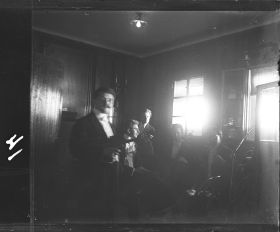 Image représentant L'orchestre des 1eres classes dans la salle du restaurant "Ritz-Carlton"