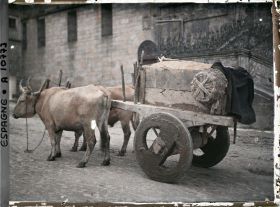 Image représentant Espagne, Santiago de Compostela, Le char antique à 2 Roues