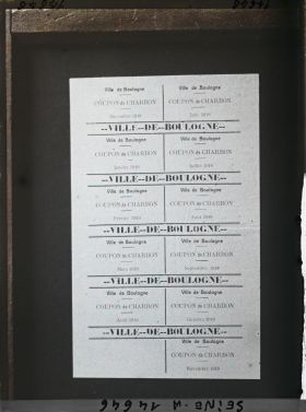 Image représentant Feuille de coupons de charbon