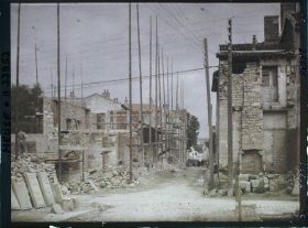 Image représentant France, Verdun, La rue de la Magdeleine vue vers la Place du Maréchal Pétain (Rencontre)