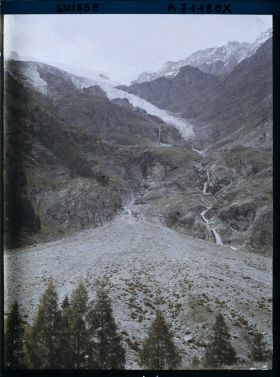 Image représentant Le glacier du Trift sous le Weisshorn