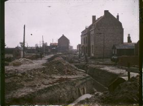 Image représentant France, Merville, Nouvelles Maisons et travaux de Noirie rue Le Prêtre
