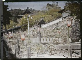 Image représentant Village de Hase : escalier menant au temple Hase-dera