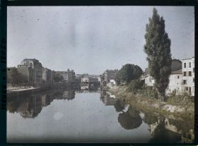 Image représentant France, Verdun, La Meuse à Verdun (Vue prise du Pont Chaussée