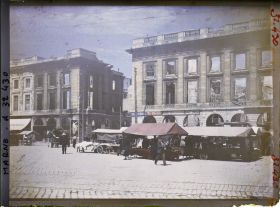 Image représentant France, Reims, Un marché Place Royale