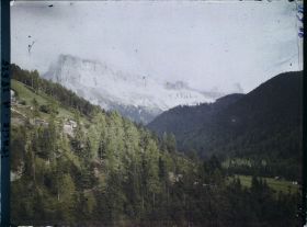 Image représentant Le massif du Catinaccio (Rosengarten) depuis Lavinia Bianca (Weiblahnbad)