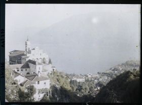 Image représentant La Madonna del Sasso, Locarno et le lac Majeur