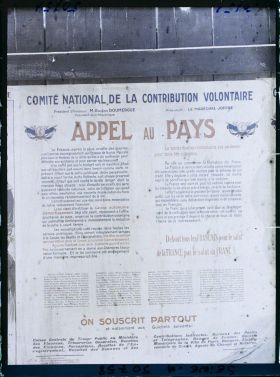 Image représentant Affiche d'appel à la Contribution Volontaire