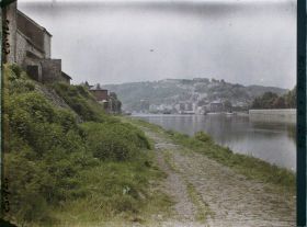 Image représentant Belgique, Namur, Occupation française, Paysage vers le Confluent de la Sambre et de la Meuse
