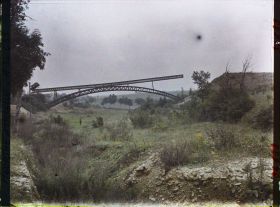 Image représentant France, Flirey, Pont détruit du Chin de fer de Toul à Thiaucourt.