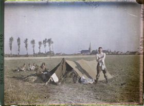 Image représentant Belgique, près Bulscamp, Campement Belge près Buscamp