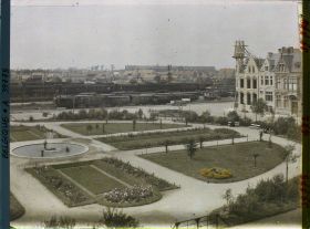 Image représentant Belgique, Ypres, Vue Générale de la Place de la Gare