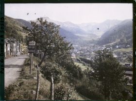 Image représentant France, Mont Dore, La route de Clermont et le Mont Dore