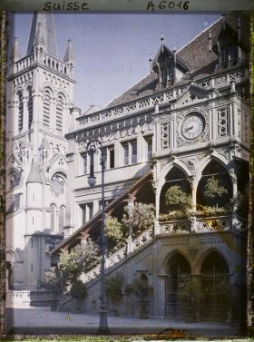 Image représentant Le Rathaus (Hôtel de Ville) et l'église Saint-Pierre-et-Paul