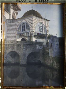Image représentant Turquie, Mont Athos, Vatopédi, Motif de l'entrée du Monastère