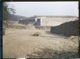 Image représentant La démolition des fortifications au niveau de la porte d'Auteuil