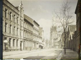 Image représentant Prusse, Düsseldorf, Konigstrasse, Oststrasse vers Ste Elisabeth