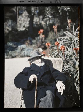 Image représentant Le baron Edmond de Rothschild, invité par Albert Kahn