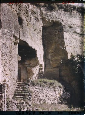 Image représentant Escalier d'une habitation troglodyte