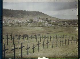 Image représentant France, St Maurice sous les Côtes, Panorama du Village et tombes allemandes