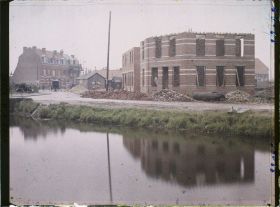 Image représentant France, Merville, Un coin de l'avenue de la Gare
