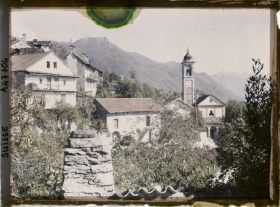 Image représentant Panorama sur Orselina et l'église Saint-Bernard