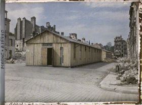 Image représentant France , Reims, Abris pour les Réfugiés