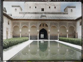 Image représentant Alhambra : la cour des Myrtes et la salle de la Barca