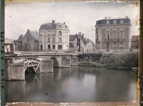 Image représentant France, Soissons, Entrée du Faub St Vaast et pont des Anglais