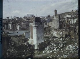 Image représentant Turquie, Aidin, Vue Gle vers le Quartier Musulman et les 2 Mosquées Kamazan- Pacha et Bey- Djami