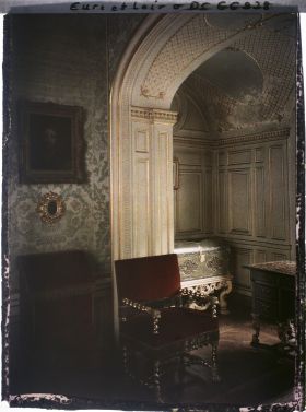 Image représentant Boudoir de Madame de Maintenon attenant à la chambre dans l'appartement situé dans le logis principal du château