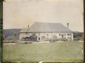 Image représentant France, Le Donon, Col de Schirmeck, type d'une ferme