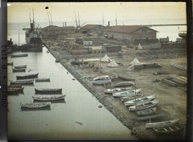 Image représentant Vue générale du port prise sur le balcon de l'Olympos