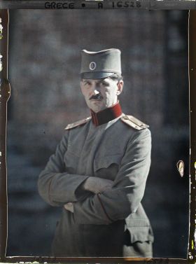 Image représentant Turquie, Hilendar, Portrait de Mr Petckovitch, Professeur agrégé à l'Université de Belgrade lieutt dans l'armée Serbe