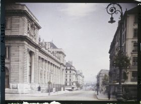 Image représentant L'Hôtel des Postes et la rue du Mont-Blanc