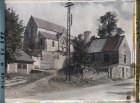 Image représentant France, Missy s/ Aisne, Eglise, façade Sud Ouest