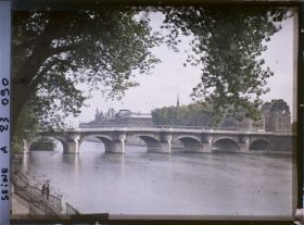 Image représentant La Cité et le Pont-Neuf depuis le quai du Louvre