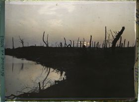Image représentant Belgique, Lombartzyde, Coucher de Soleil devant Nieuport