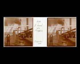 Image représentant Un passager sur le pont avant