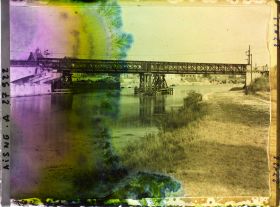 Image représentant France, Soissons, Le Pont du Chin de fer de l'Aisne rétabli