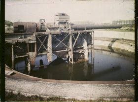 Image représentant Belgique, Ostende, Batterie Deutschland, Ensemble de la 2e pièce de droite dans son alvéole